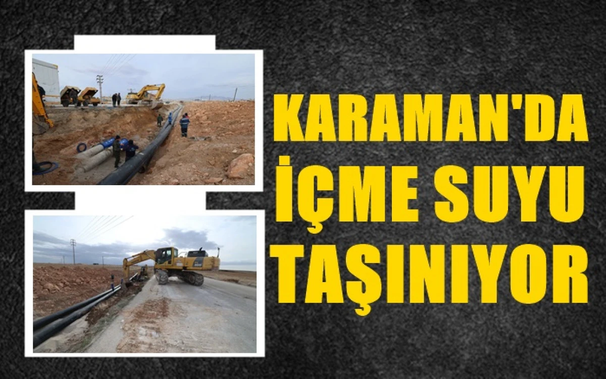 Karaman&rsquo;da Şebeke Hattı Taşınıyor