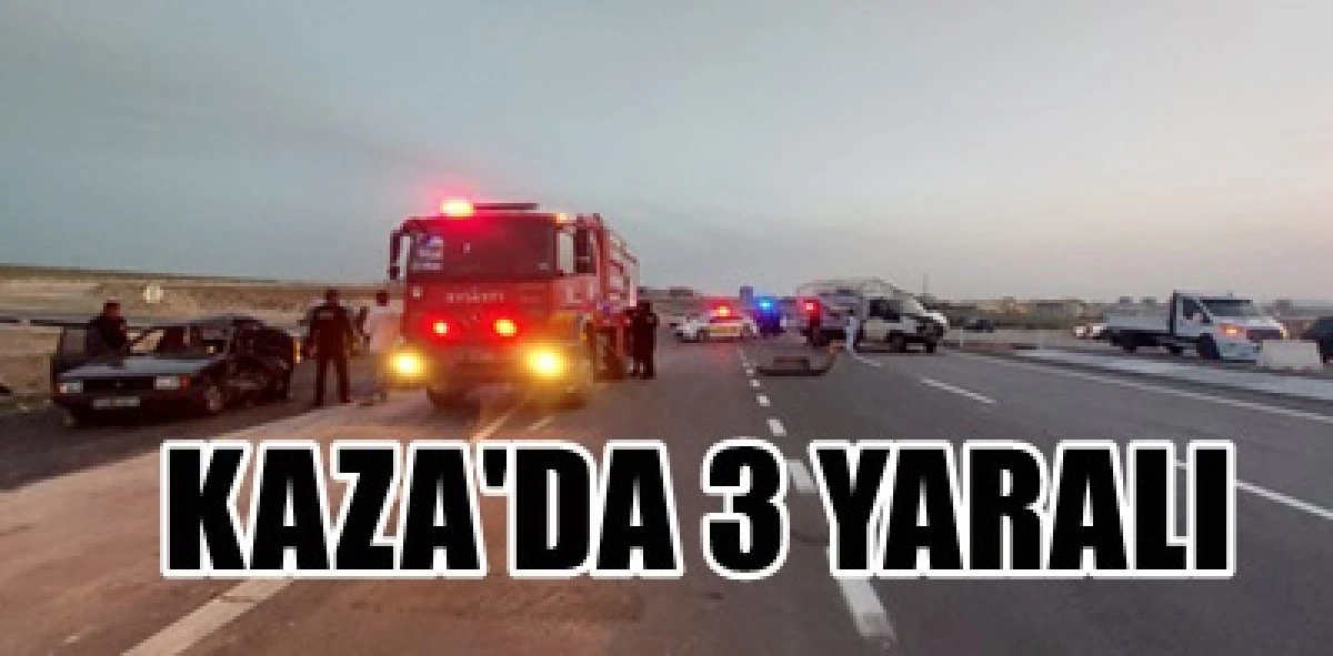 Karaman'da s&uuml;t kamyoneti ile otomobilin &ccedil;arpışması sonucu 3 yaralı