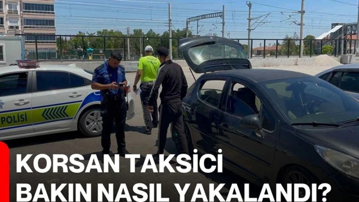 Karaman'da taksiciler m&uuml;şteri kılığına girdi bakın sonra noldu ?