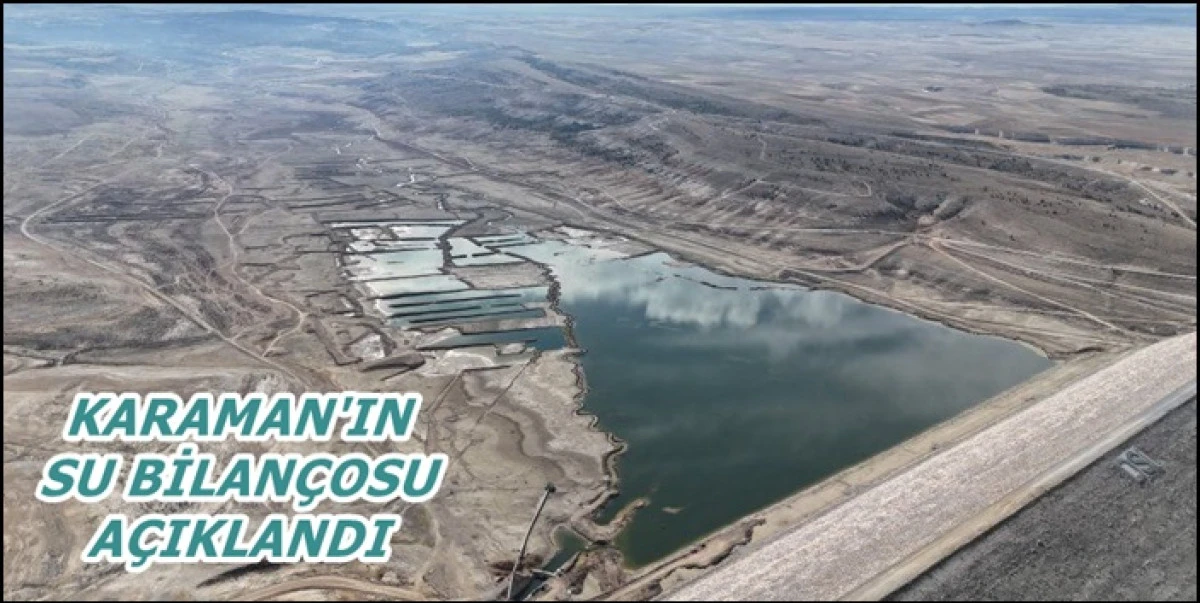 Karaman’ın su tüketimi açıklandı