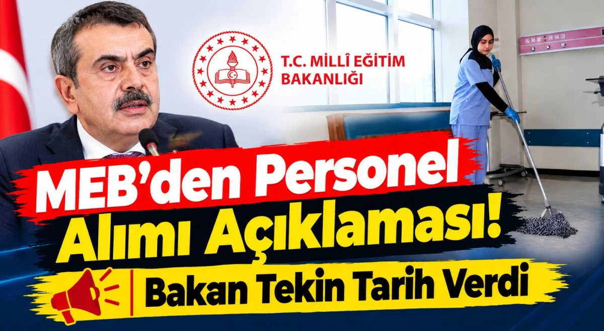MEB okullara KPSS'siz iş&ccedil;i alımı yapacak: Tarih belli oldu!
