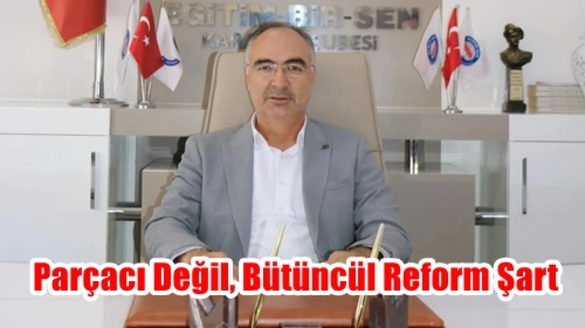 Memur-Sen İl Başkanı  Bardak'dan Basın A&ccedil;ıklaması