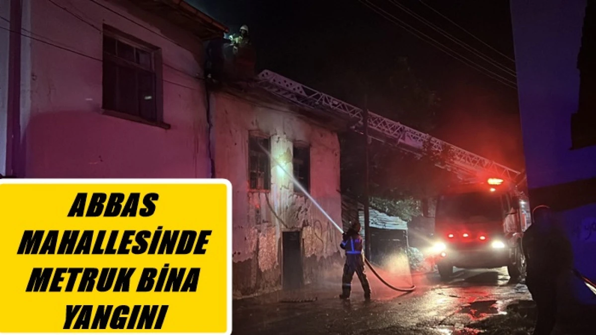 Metruk Binada Gece Yangını