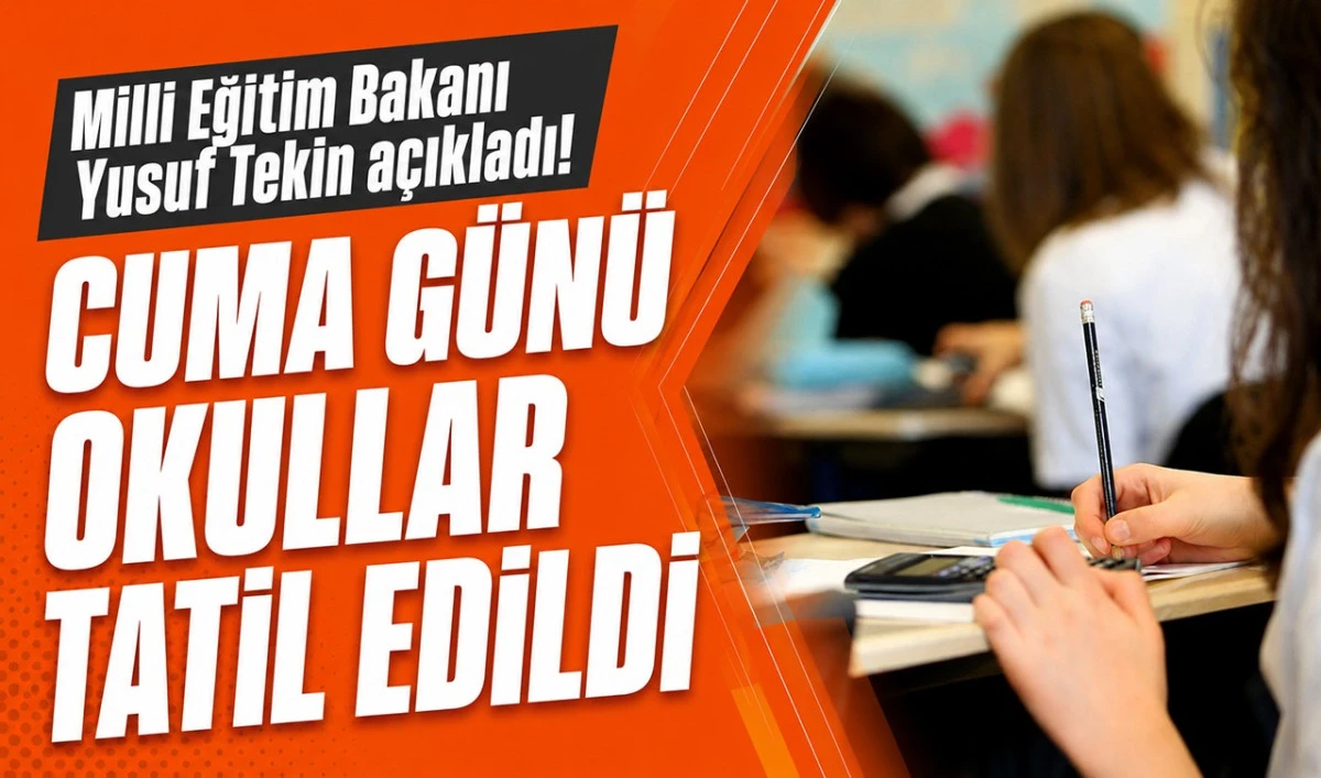 Milli Eğitim Bakanı Yusuf Tekin a&ccedil;ıkladı