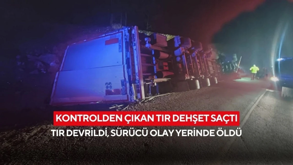 Mut–Karaman Yolundaki Kaza'da 1 Kişi Öldü