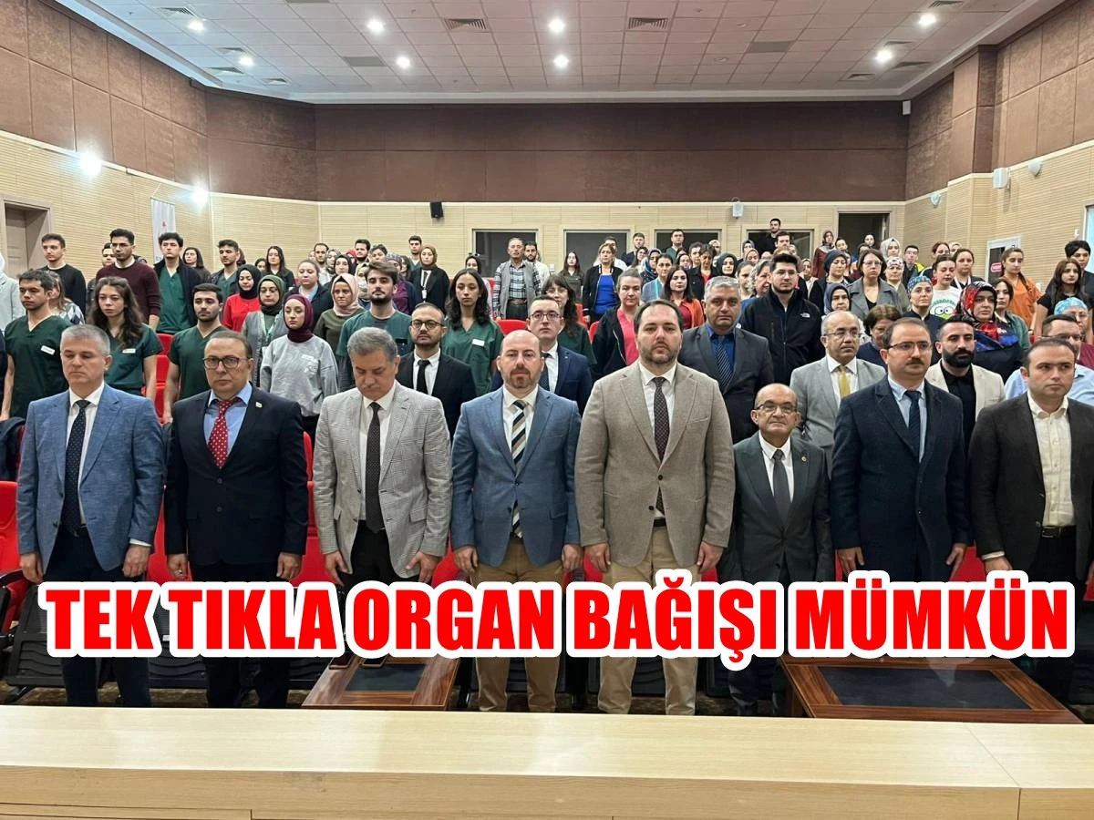 Organ bağışı konferansı düzenlendi