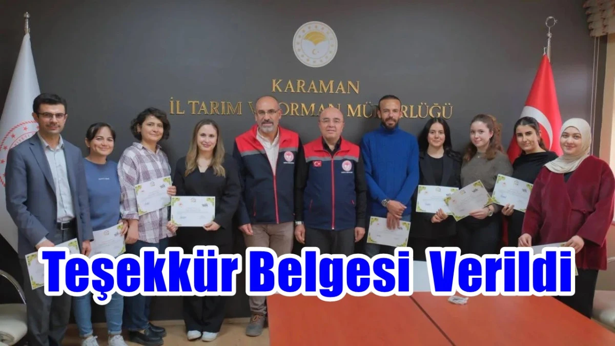  Personellere özverili çalışmaları nedeniyle teşekkür etti.