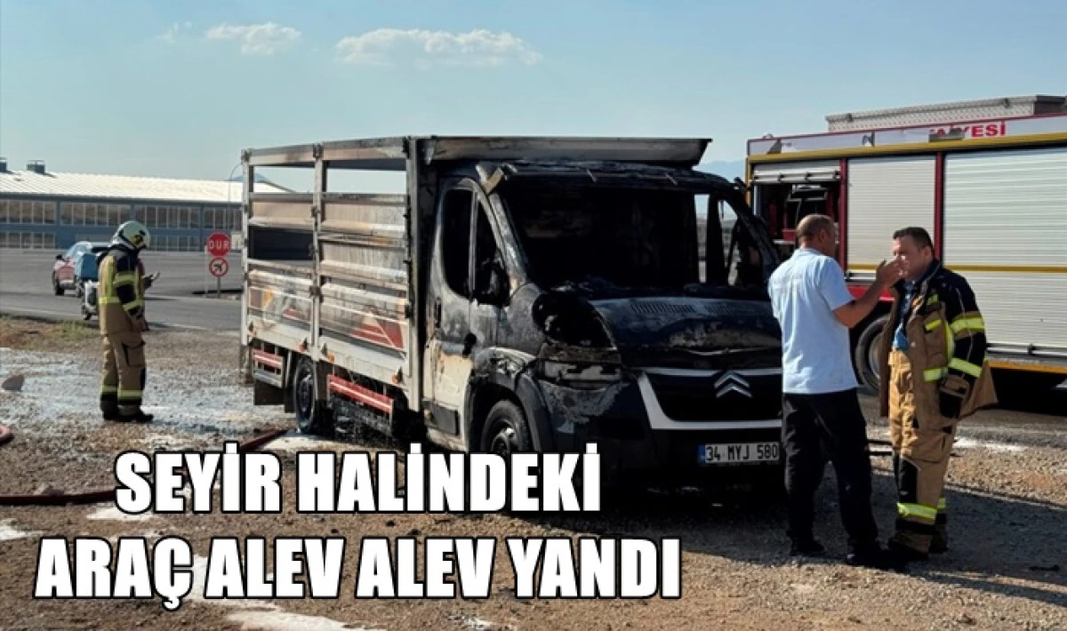 SEYİR HALİNDEKİ ARA&Ccedil; ALEV ALEV YANDI