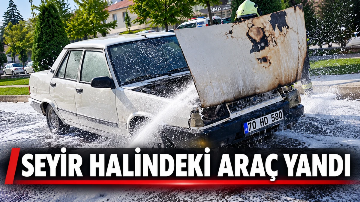 Seyir Halindeki Ara&ccedil; Yandı