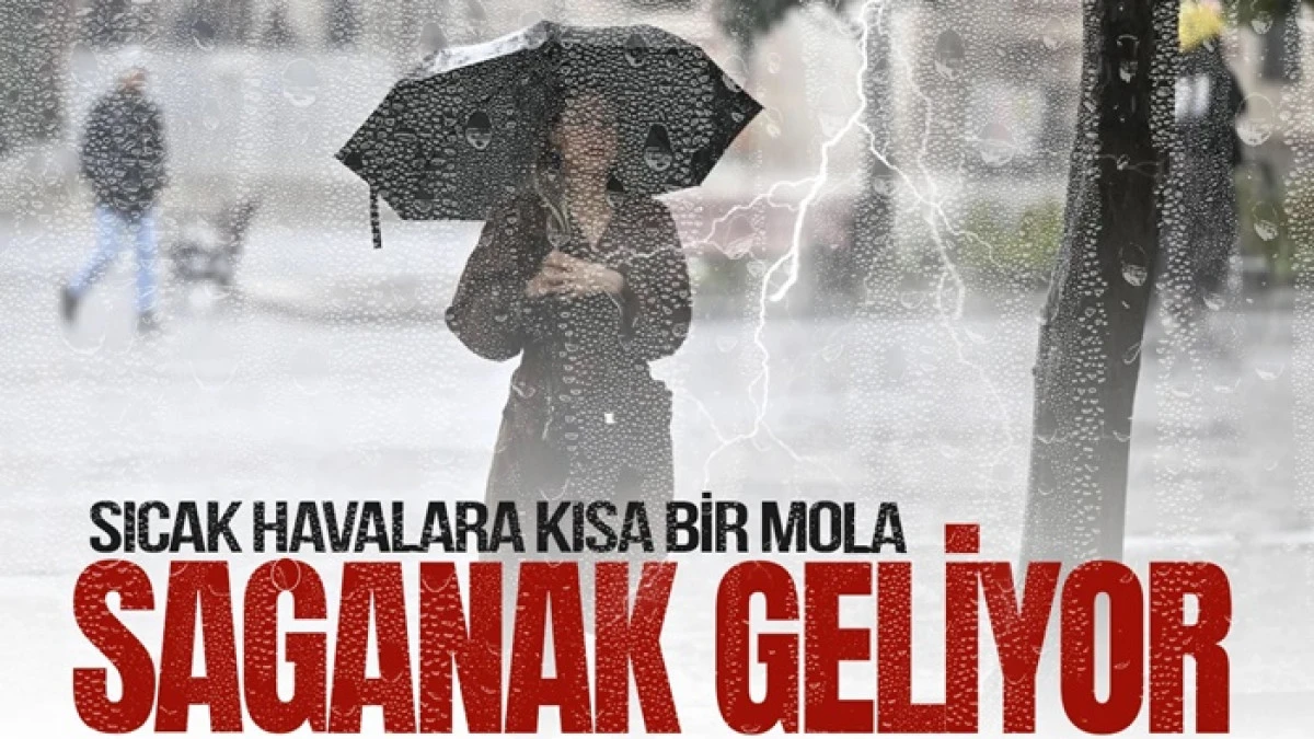 Sıcaklara Ara G&ouml;k G&uuml;r&uuml;lt&uuml;l&uuml; Sağanak Geliyor