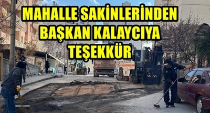 TABDUK EMRE MAHALESİ SAKİNLERİNDEN SAVAŞ KALAYCIYA TEŞEKK&Uuml;R