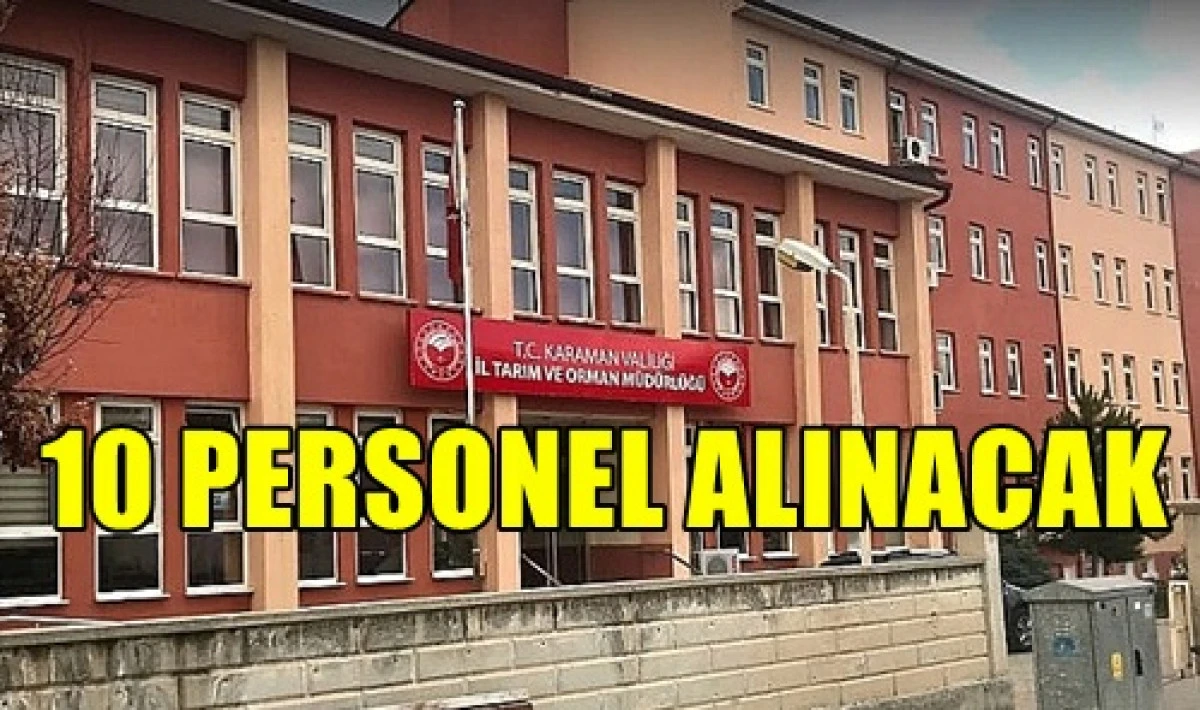 Tarım İl  M&uuml;d&uuml;rl&uuml;ğ&uuml; 10 İş&ccedil;i  Alacak