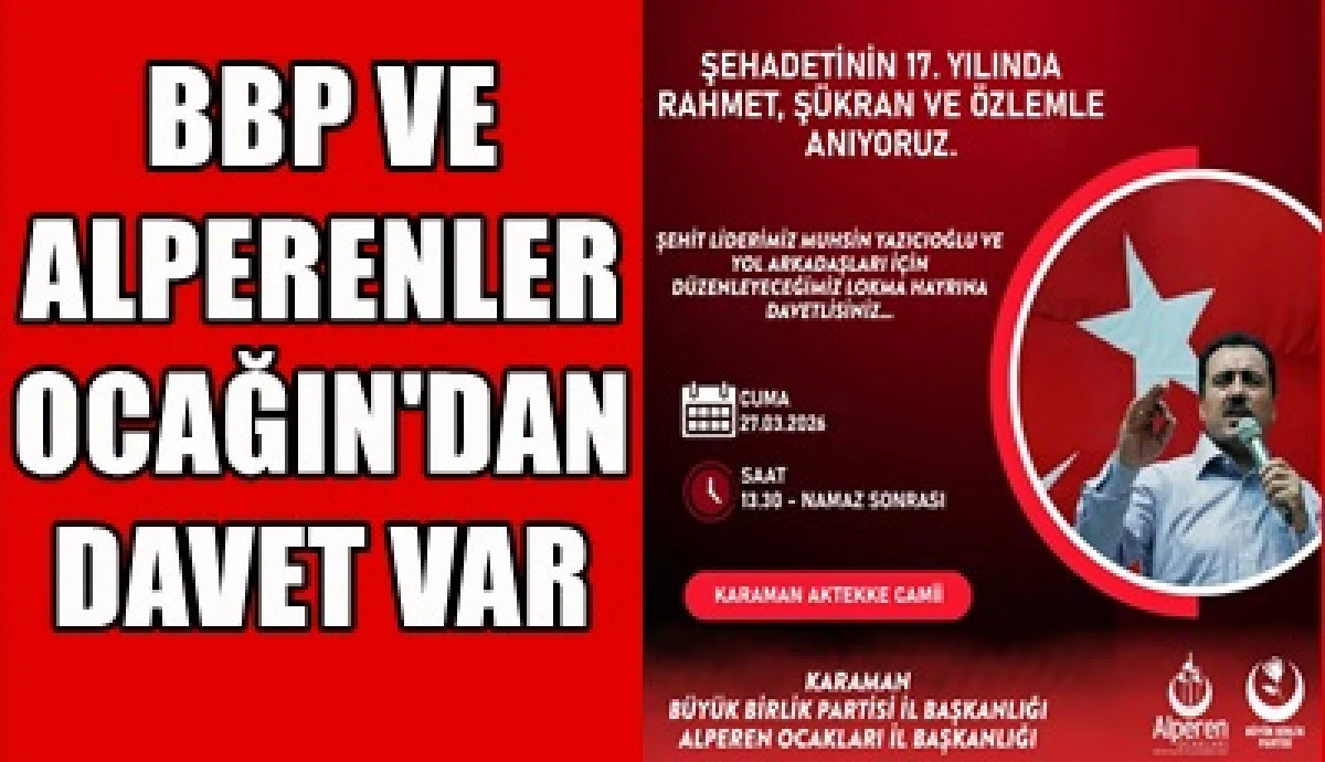 T&uuml;m Şehitlerimiz İ&ccedil;in Lokma dağıtacaklar 