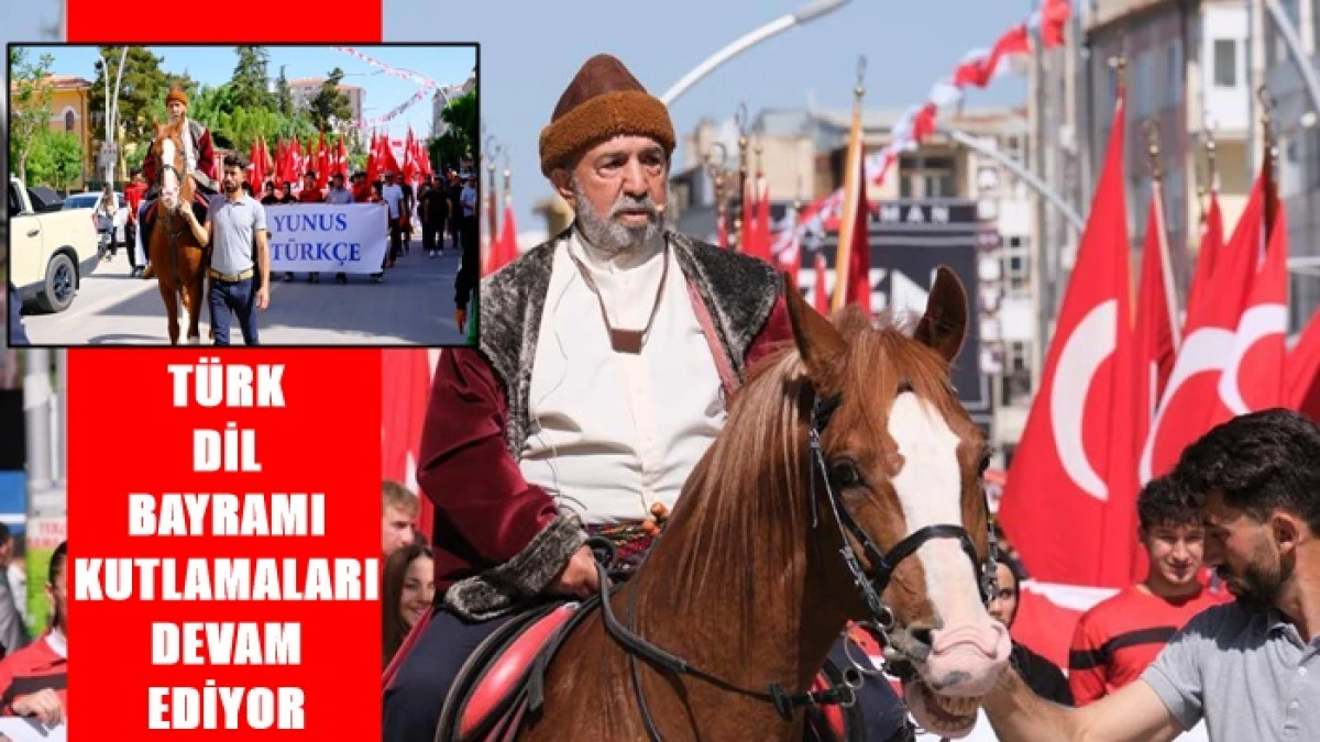 T&uuml;rk Dil Bayramı ''T&uuml;rk Dili Y&uuml;r&uuml;y&uuml;ş&uuml;&rdquo; ile devam ediyor