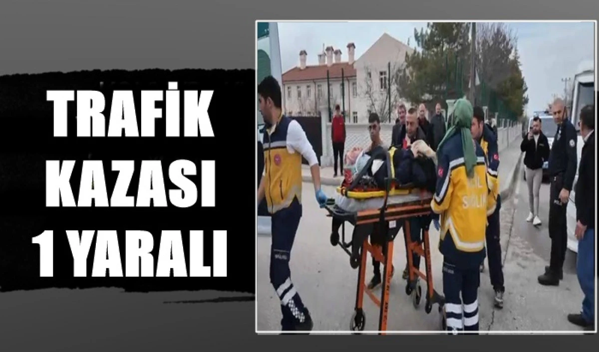 Yolcu minib&uuml;s&uuml; kamyonetle &ccedil;arpıştı: 1 yaralı