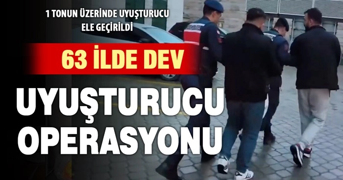 Zehir tacirlerine bir darbe